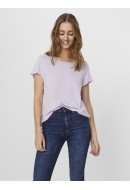 Bluza Dama Vero Moda Becca Plain Ss Pastel Lilac